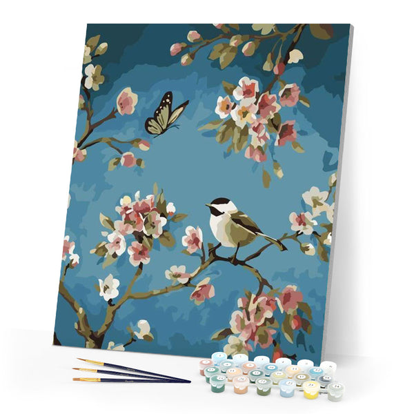 paint by numbers | Birds Painting 1 | animals birds butterflies easy flowers | FiguredArt