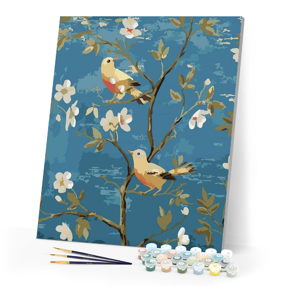 paint by numbers | Birds Painting 2 | animals birds easy flowers | FiguredArt
