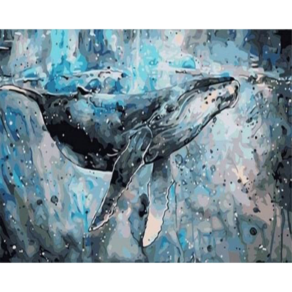 paint by numbers | Whale | animals intermediate whales | FiguredArt