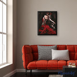 paint by numbers | Flamenco Dancer | dance intermediate | FiguredArt