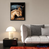 paint by numbers | Horse and Foal | animals easy horses | FiguredArt