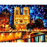 paint by numbers | Notre Dame by Night | advanced cities | FiguredArt