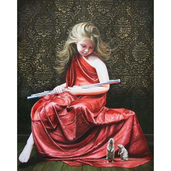 paint by numbers | Dancer Little Rat | advanced animals dance music | FiguredArt