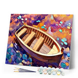 paint by numbers | Cartoon Boat | advanced kids ships and boats | FiguredArt