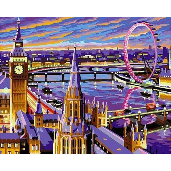 paint by numbers | Beautiful London | cities intermediate | FiguredArt