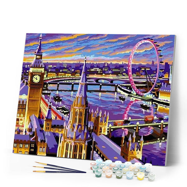 paint by numbers | Beautiful London | cities intermediate | FiguredArt
