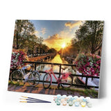 paint by numbers | Amsterdam | advanced cities | FiguredArt