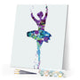 paint by numbers | Color Ballet | dance intermediate | FiguredArt