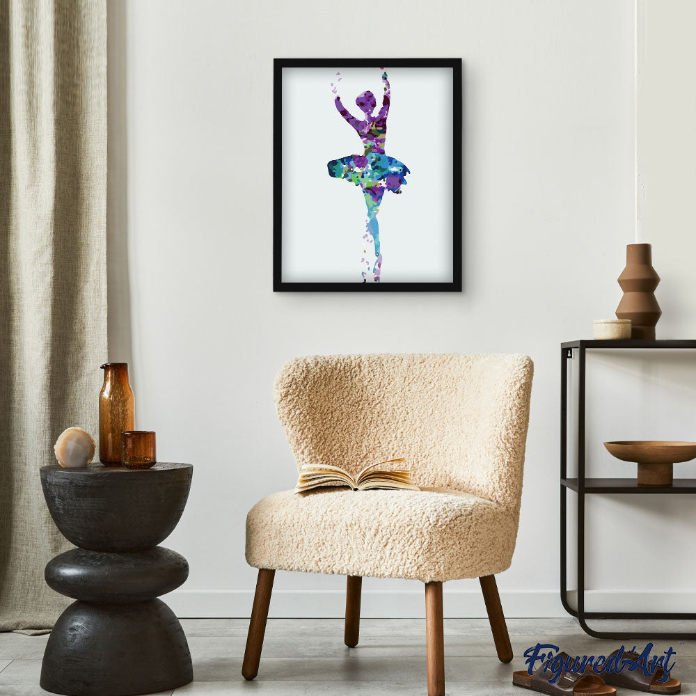 paint by numbers | Color Ballet | dance intermediate | FiguredArt