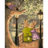 paint by numbers | Bunny Couple | animals easy trees | FiguredArt