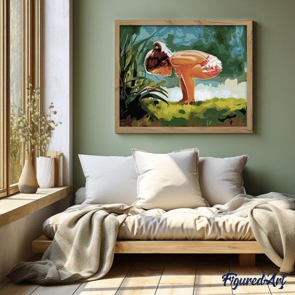 paint by numbers | Summer Child | easy kids | FiguredArt