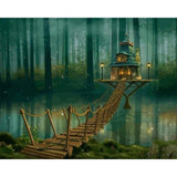 paint by numbers | Bridge Lake | advanced landscapes | FiguredArt