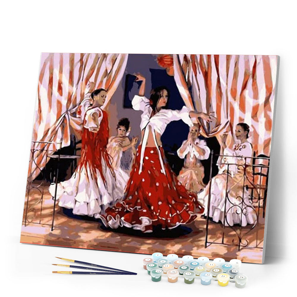 paint by numbers | The Queen of Dancers | dance intermediate | FiguredArt