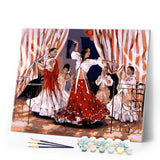 paint by numbers | The Queen of Dancers | dance intermediate | FiguredArt