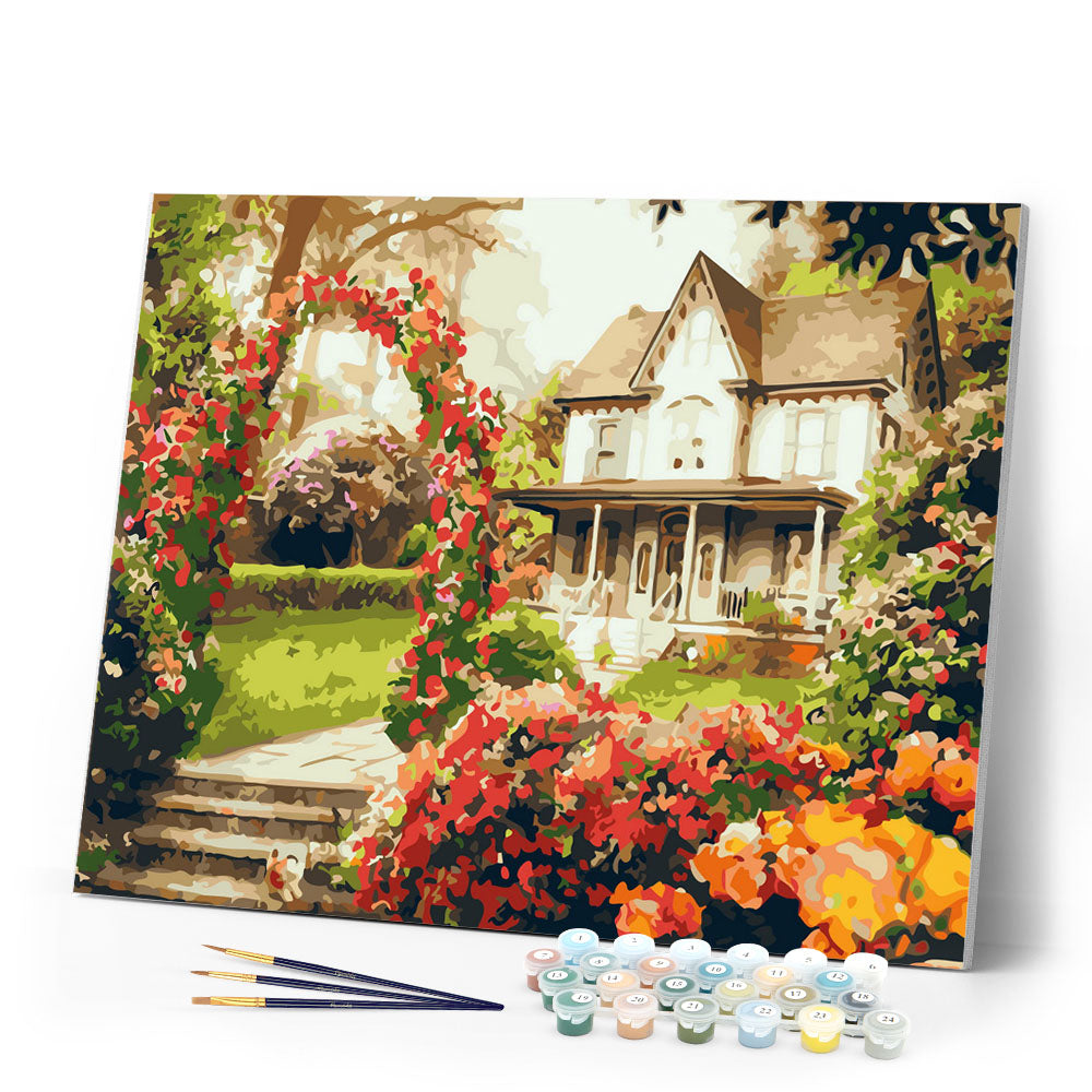 Paint by Numbers - Beautiful pavilion and land