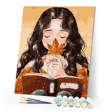 Paint by Numbers - Woman reading a book