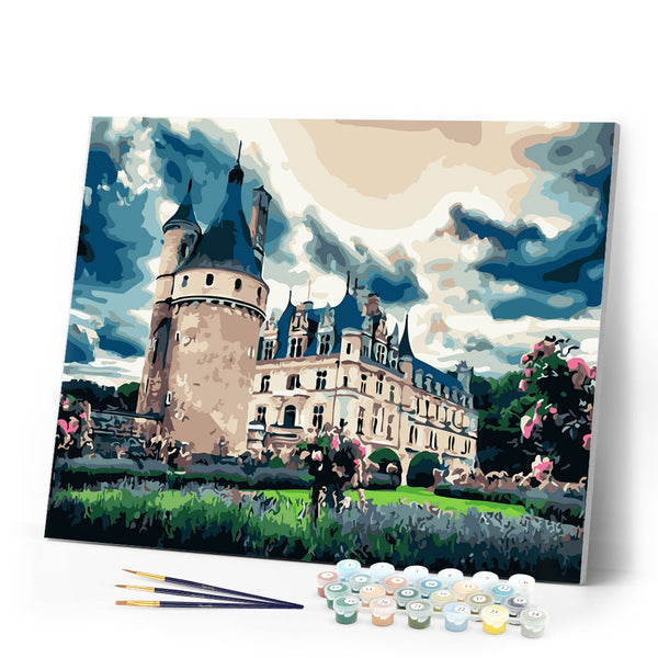 Paint by Numbers - Castle and garden