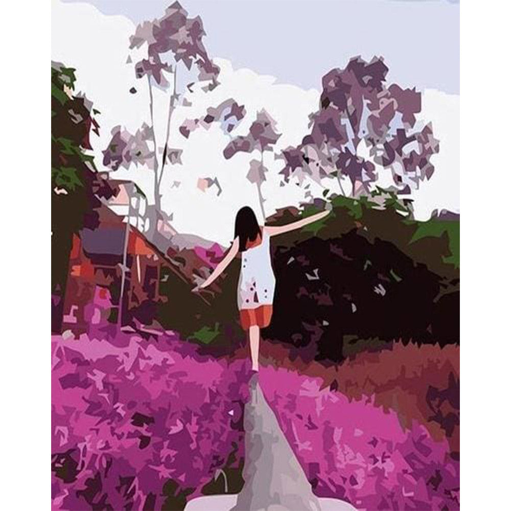 paint by numbers | Color Lavender | easy landscapes | FiguredArt