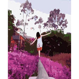 paint by numbers | Color Lavender | easy landscapes | FiguredArt