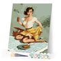 Vintage Pin-up with Picnic