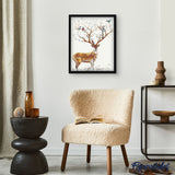 paint by numbers | Birds With Deer | advanced animals birds deer | FiguredArt