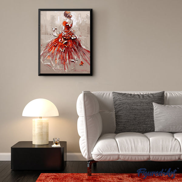 Dancer and Butterflies