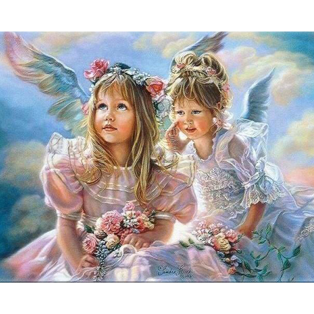 paint by numbers | Angels | advanced portrait religion romance | FiguredArt
