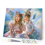 paint by numbers | Angels | advanced portrait religion romance | FiguredArt