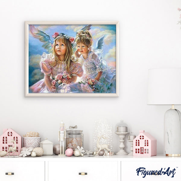 paint by numbers | Angels | advanced portrait religion romance | FiguredArt