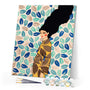 Paint by Numbers - Woman design and leaves