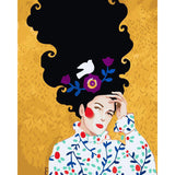 Paint by numbers | Woman and hairstyle | women intermediate new arrivals portrait | Figured'Art