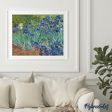 paint by numbers | Van Gogh Iris | advanced famous paintings flowers van gogh | FiguredArt