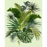 paint by numbers | Banana leaves | flowers intermediate | FiguredArt