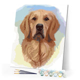 paint by numbers | Brown Dog Spirit | animals dogs intermediate | FiguredArt