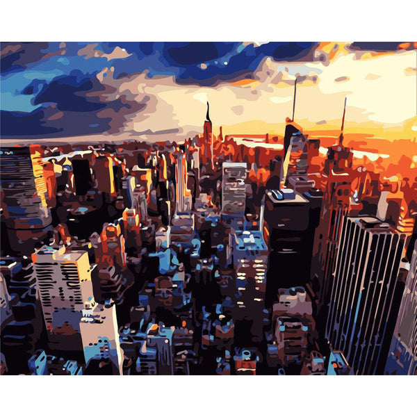 Paint by numbers | Above the towers | advanced new arrivals cities | Figured'Art