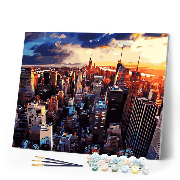 Paint by numbers | Above the towers | advanced new arrivals cities | Figured'Art