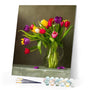 paint by numbers | Multicolored Flowers | flowers intermediate | FiguredArt