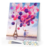 paint by numbers | Balloons Release in Paris | advanced cities romance | FiguredArt