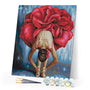 paint by numbers | Ballerina Flower Shaped | dance easy flowers | FiguredArt