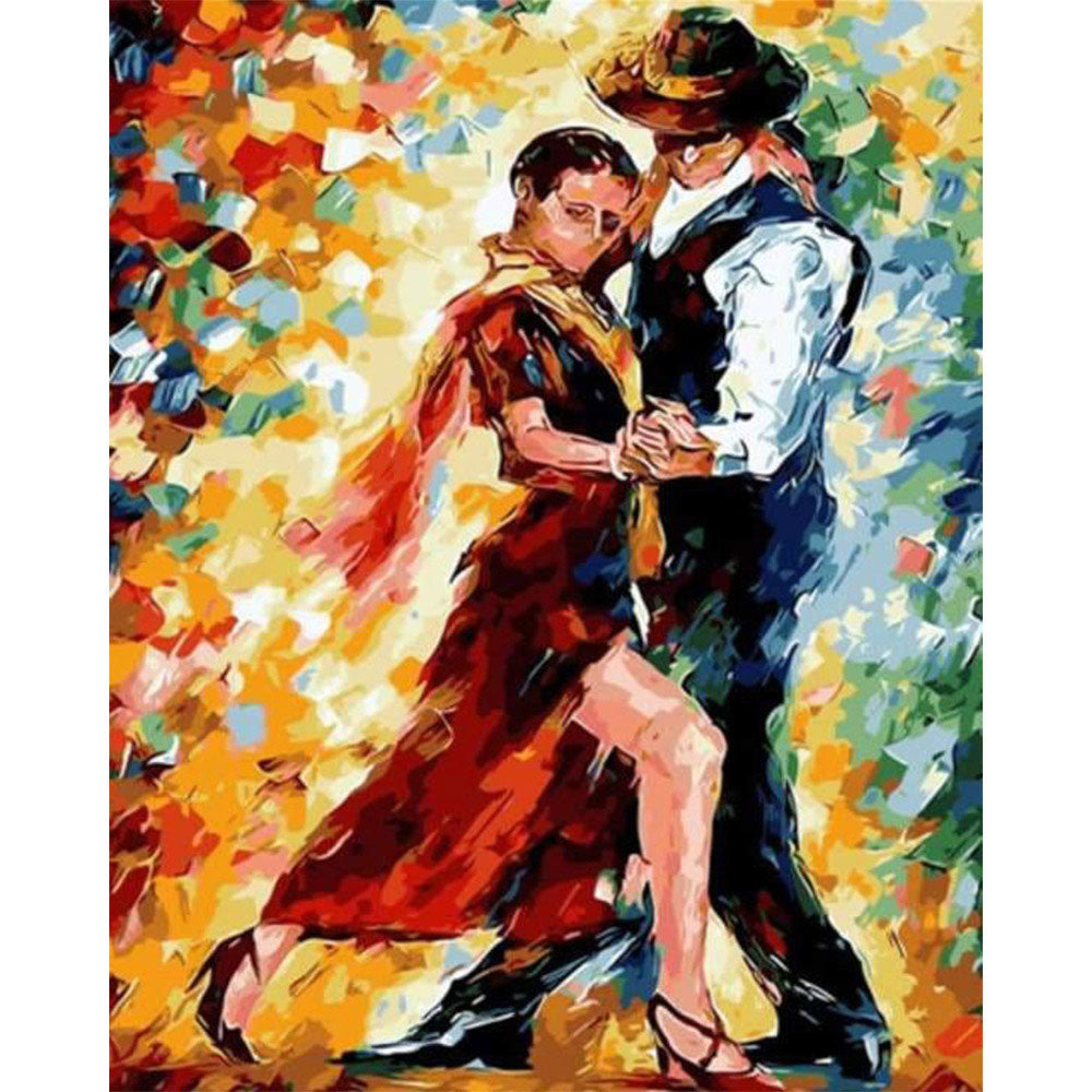 paint by numbers | Couple of Dancers | advanced dance romance | FiguredArt