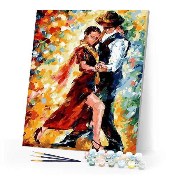 paint by numbers | Couple of Dancers | advanced dance romance | FiguredArt