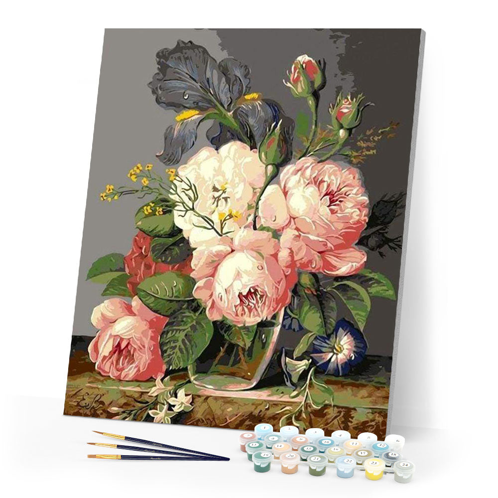 paint by numbers | Bouquet of Wild Flowers | easy flowers | FiguredArt