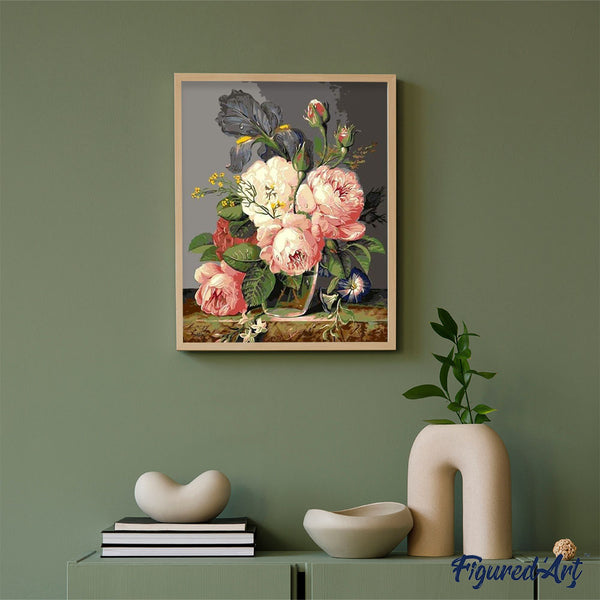 paint by numbers | Bouquet of Wild Flowers | easy flowers | FiguredArt