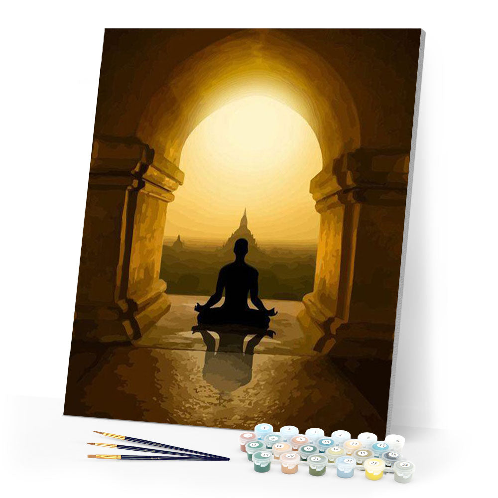 paint by numbers | Buddhism in Asia | easy landscapes new arrivals religion | FiguredArt