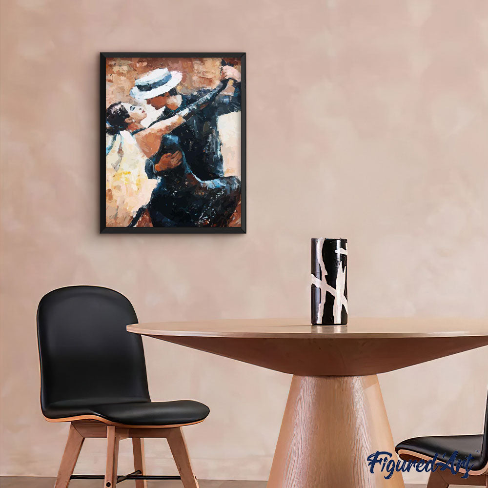 paint by numbers | Romantic Dancers | dance intermediate new arrivals romance | FiguredArt