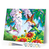 paint by numbers | Birds and Flowers | animals birds flowers intermediate new arrivals | FiguredArt