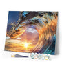 paint by numbers | In the Wave | intermediate landscapes new arrivals | FiguredArt