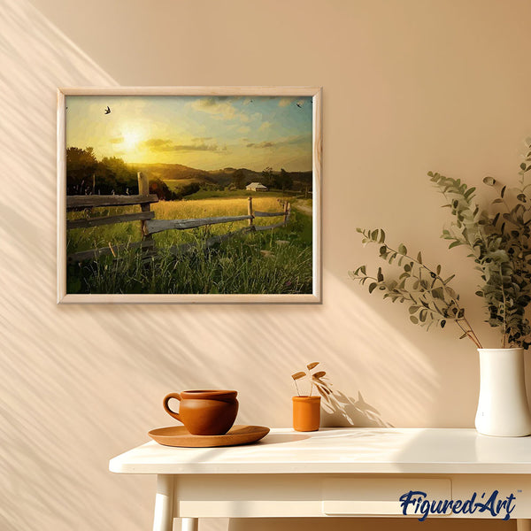 paint by numbers | Countryside colors | advanced landscapes new arrivals | FiguredArt