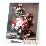paint by numbers | Bouquet of Flowers on the table | flowers intermediate new arrivals | FiguredArt