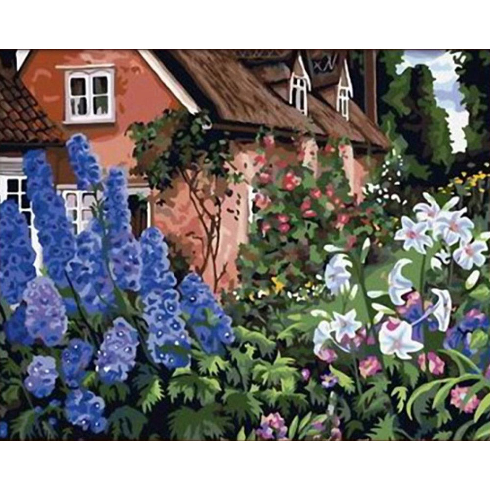 paint by numbers | Beautiful Garden | flowers intermediate new arrivals | FiguredArt